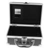 Beaupretty Aluminum Alloy Makeup Briefcase Portable Cosmetic Organizer Tool Storage Case Lightweight for Makeup Artists Hairstylists and Travel view 1