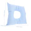 ABOOFAN Washable Hollow Face Pillow for Beauty Salons Comfortable Face Down Cushion for Massage Parlors Spa Table Use Skin Friendly Blue view 2
