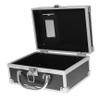 Baluue Portable Aluminum Alloy Makeup Case Small Cosmetic Organizer Box Travel Nail Supplies Storage Briefcase with Sturdy Lock for Easy Access view 1
