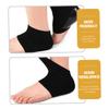 NOLITOY 2 Pairs Comfortable Toeless Heel Socks Silicone Foot Covers for Cracked Skin Prevention and Moisturizing Flexible Heel Sleeves for Men and Women Lightweight Breathable Foot Care view 3