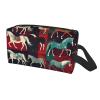 AOLXDE Various Kinds Of Horses Print Toiletry Bag Travel Organizer Cosmetic Bags Wash Bag For Men Women,For Travel Gym Daily view 2