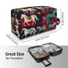 AOLXDE Various Kinds Of Horses Print Toiletry Bag Travel Organizer Cosmetic Bags Wash Bag For Men Women,For Travel Gym Daily view 4