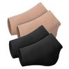 FOMIYES 2 Pairs Silicone Heel Protectors Toeless Foot Sleeves for Men Women Portable Washable Heel Socks with Moisturizing Compression for Crack Prevention and Relief view 1