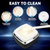 Nose Wax Kit - Portable Ear Nose Hair Waxing Kit for Men and Women with 100g ax Beans, 40 Nose Hair Sticks, 10 Applicators, 10 Mustache & 10 Ear Protectors, Wax Warmer Kit for Hair Removal - White view 3