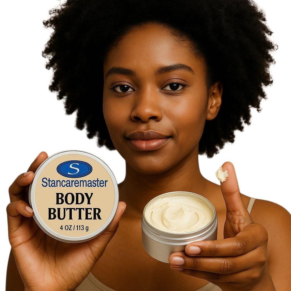 Body Butter  Deep Moisturizing Cream for Dry Skin | 4 oz Shea Cocoa Blend | Softens & Nourishes | For All Skin Types