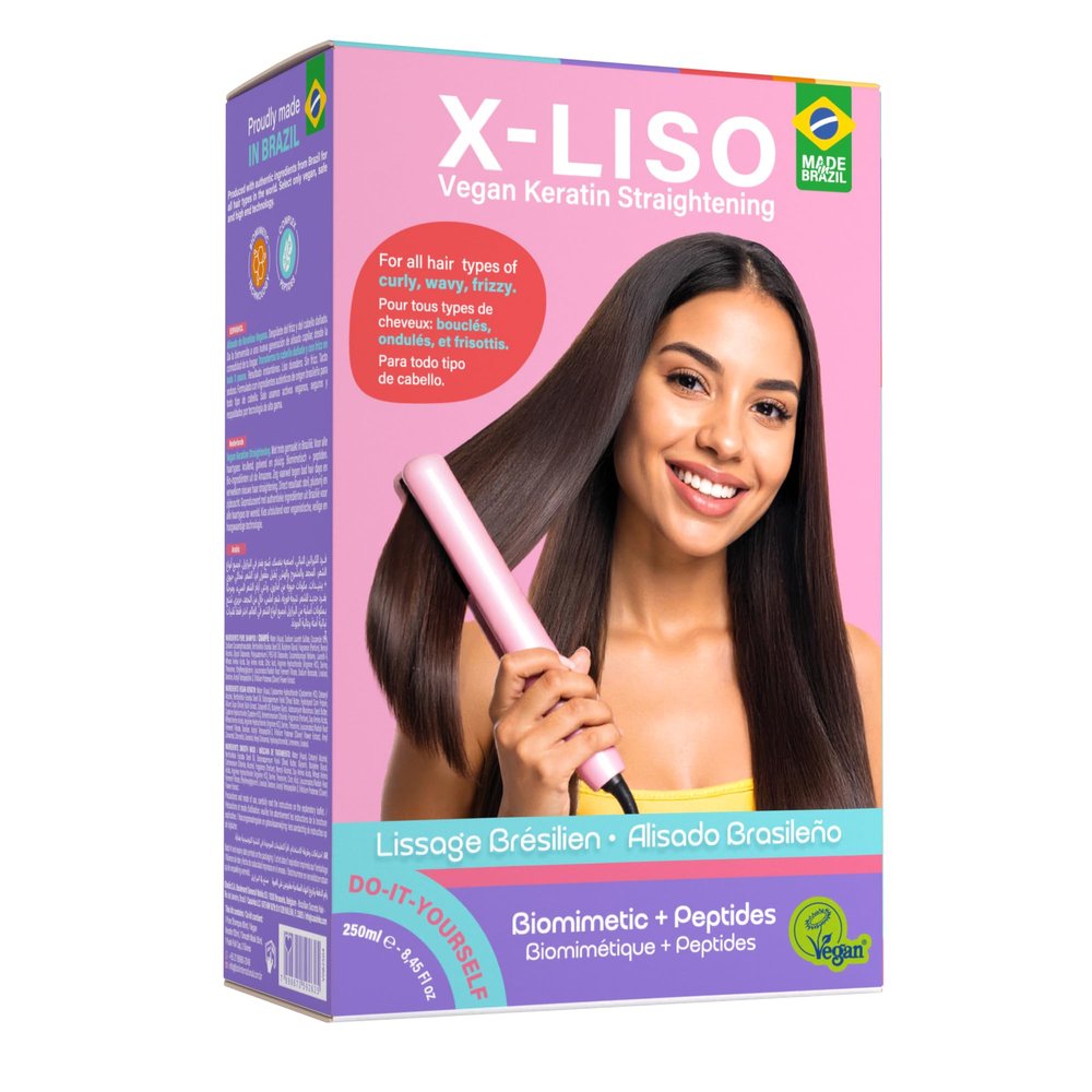 Brazilian Keratin Hair Treatment  Straightening kit, Progressiva, Frizz-Free  Keratin Treatment at Home | Keratina Para Alisar El Pelo | Alisado Sin Formol | Straightening hair products