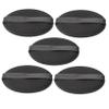 Baluue 5pcs Black Non Latex Round Makeup Powder Puff Soft Bouncy Cosmetic Sponge for Loose Powder Application Salon and Travel Friendly with Rayon Ribbon view 1