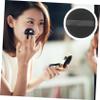 Baluue 5pcs Black Non Latex Round Makeup Powder Puff Soft Bouncy Cosmetic Sponge for Loose Powder Application Salon and Travel Friendly with Rayon Ribbon view 2