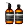 Aesop Shampoo + Refill | Soften Hair, Restore Shine | Bergamot Rind, Frankincense, Cedar Atlas | 16.9 oz / 500 mL (Pack of 2) view 1