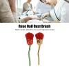 2PCS Rose Shape Nail Brush Set, Thickened Die Cast ABS Material, Ergonomic Handle for Precise Nail Cleaning, Rose Flower Design Adds Elegance to Your Beauty Routine view 4