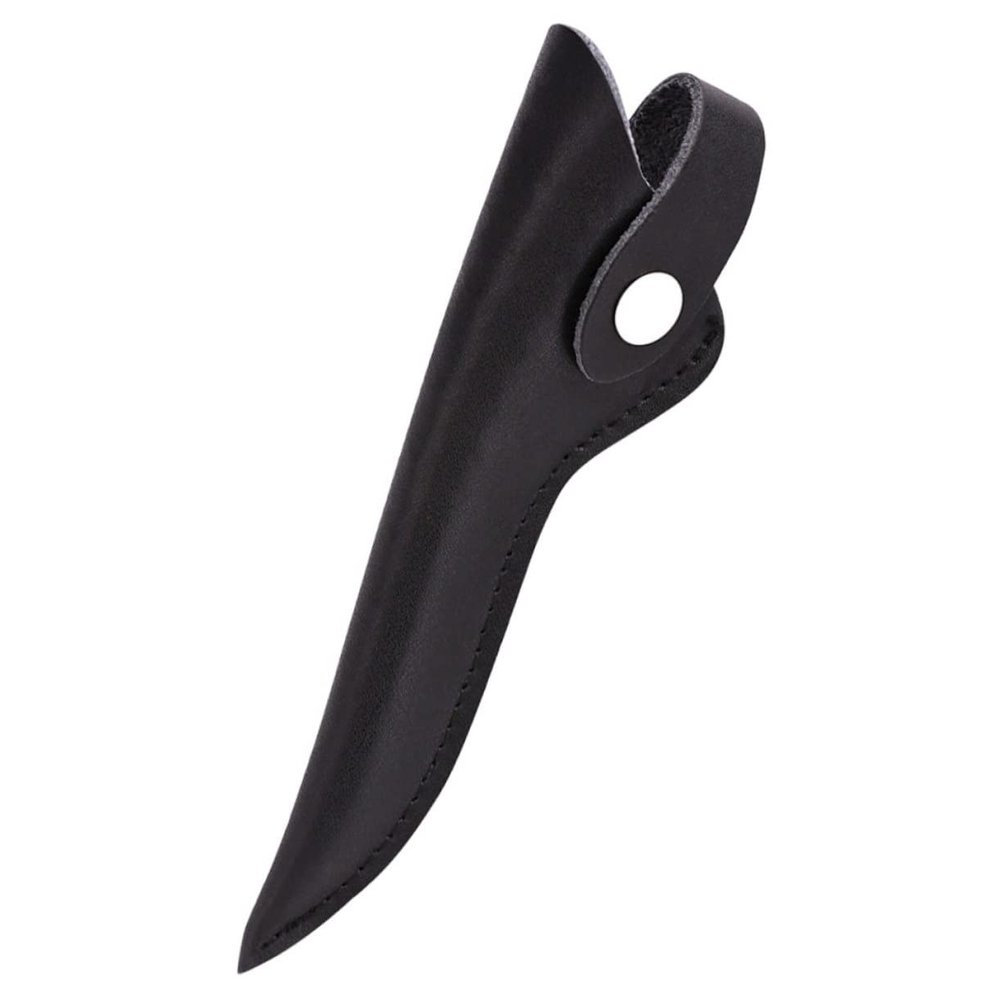 Wakauto PU Leather Scissor Protective Case Sheath for Barber Scissors Tool Storage Bag Stylish Rust Resistant Cover for Hairdressers and Salon Use