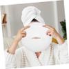 ABOOFAN 2 Pcs Hot Compress Face Towel Masks with Button Straps Soft Velvet Steam Towels for Facial Care Cold and Warm Compress Makeup Removal view 4