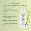 Finally All Natural Dual Action Face Wash & Toner, Cucumber Kaolin Clay, Natural Cleanser with Bakuchiol, 5 FL OZ, for All Skin Types. Face Wash for Women & Men view 3