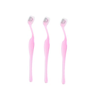 Baluue 3pcs Small Facial Eyebrow Razor Trimmers for Women Ultra Thin Foil Safety Design Portable Plastic Eyebrow Razors for Precise Brow Shaping and Styling Random Color