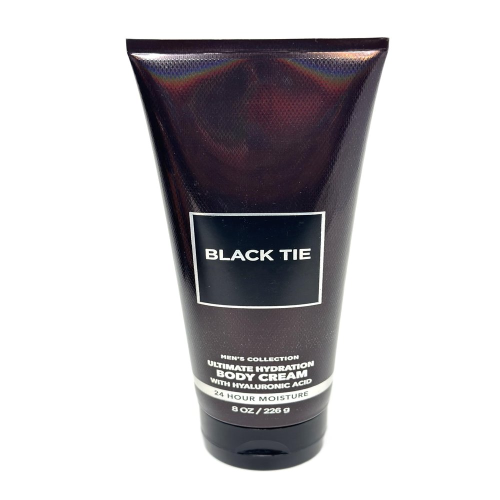 Bath and Body Ultimate Hydration Body Cream For Men's With Shea butter 8 FL OZ (8 FL OZ, Black Tie)