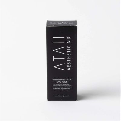 Ataii Aesthetic MD Brightening Under Eye Gel  Cooling Gel to Reduce Fine Lines & Wrinkles, Soothes and Refreshes Tired Eyes, Lightweight Eye Cream Anti Aging for All Skin Types, 0.5 Fl Oz