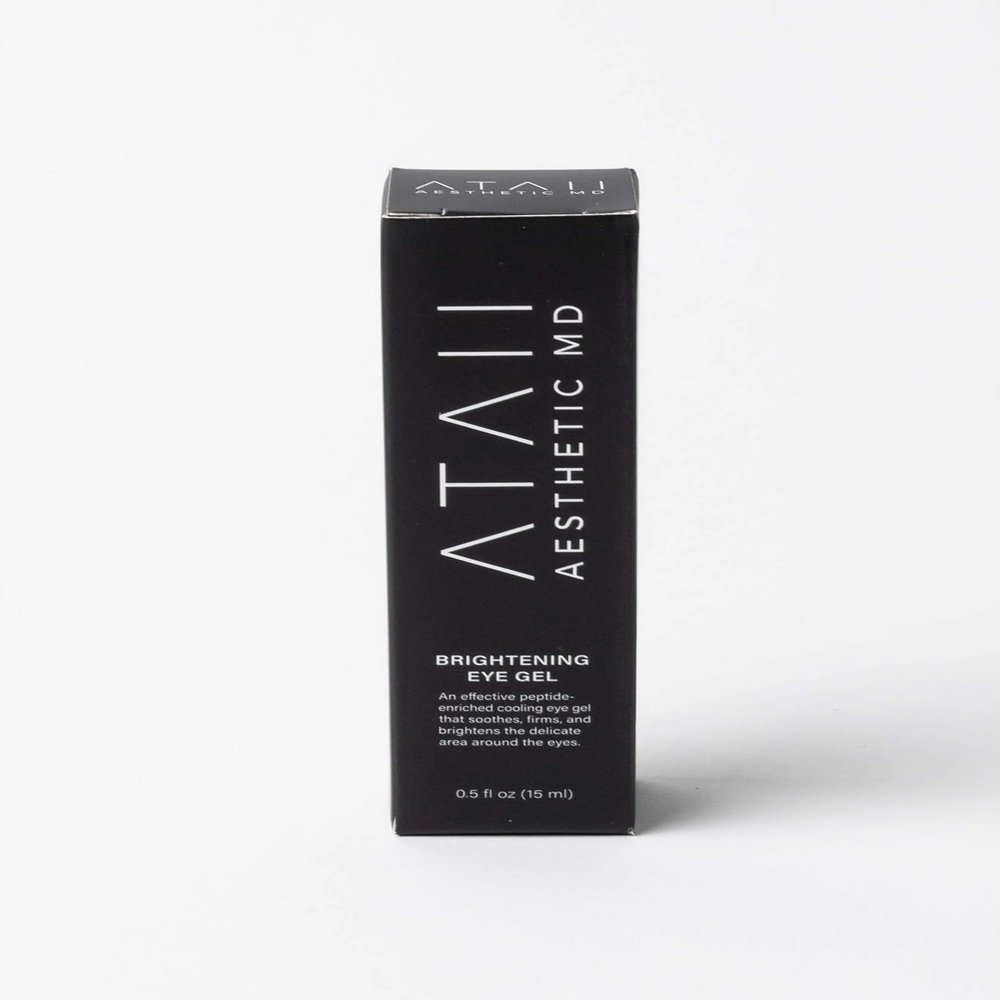 Ataii Aesthetic MD Brightening Under Eye Gel  Cooling Gel to Reduce Fine Lines & Wrinkles, Soothes and Refreshes Tired Eyes, Lightweight Eye Cream Anti Aging for All Skin Types, 0.5 Fl Oz