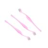 Beaupretty 3pcs Facial Eyebrow Razor Trimmer with Ultra Thin Protective Foil Small Precise Shaver for Womens Stylish Eyebrow Grooming Plastic Design Random Color view 1