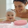 Abrevia Silicone Body Scrubber, Bath Brush with Soft Bristles for Deep Cleaning, Blue, Pink, Green, Black (Pink) view 2