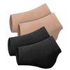 Healeved 2 Pairs Portable Breathable Heel Brace Toeless Heel Sleeves for Men Women Moisture Locking Silicone Protectors for Cracked Skin Relief Outdoor Walking Running Support view 1