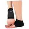 Healeved 2 Pairs Portable Breathable Heel Brace Toeless Heel Sleeves for Men Women Moisture Locking Silicone Protectors for Cracked Skin Relief Outdoor Walking Running Support view 2