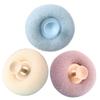 Healifty 3pcs Exfoliating Body Wash Loofah Soft Plastic Mesh Pouf Shower Scrubbers for Women Multi Function Bath Accessories for Exfoliating Massaging Deep Cleansing Travel Friendly with view 1