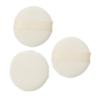 Baluue 3 Pcs Ultra Short Plush Foundation Powder Puff Soft Fluffy Velour for Face Body Dusting and Makeup Application Comfortable view 1