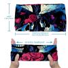 1 Pack Rose Art Skeleton-1242 Elastic Soft Fabric Non-Slip Women's Fashion Headbands - Soft, Wide, and Stylish for All Occasions view 3