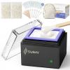 SUBAY Nose Wax Kit Men, Cordless Wax Warmer for Hair Removal, Mini Nose Ear Eyebrow Waxing Kit for Women with 100g Beads, 12 Waxing Sticks, Storage Bag, Rechargeable Machine for Home Travel Use view 1