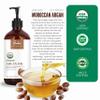 100% Pure Organic Cold Pressed Unrefined Virgin Moroccan Argan Oil (32 fl.oz) view 2