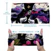 1 Pack Wide Headbands For Women Elastic Headband Rose Art Skeleton-1246 Head Bands Women's Hair Band Turban Workout Soft Sweat Hairband Accessories view 3