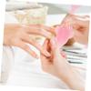 Baluue 5Pcs Nail Brush Dolphin Shaped Cleaning Tools Plastic Manicure Scrubber for Fingernail and Toenail Dust Removal Comfortable Grip view 4