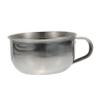 ERINGOGO Stainless Steel Mens Shaving Bowl with Handle for Easy Soap Bubbling Portable with Smooth Polished Edges for Home Barber Shops and Salons view 1