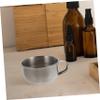 ERINGOGO Stainless Steel Mens Shaving Bowl with Handle for Easy Soap Bubbling Portable with Smooth Polished Edges for Home Barber Shops and Salons view 4