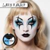 YBUETE Light Blue White Black Face Body Palette, Oil-Based Professional Makeup for Halloween Cosplay SFX makeup Sally Avatar, Non-Toxic Waterproof Full Face Paint for Adult Carnival Celebrations view 2