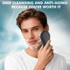 LZP Facial Cleansing Brush Face Scrubber, Silicone Electric Exfoliator Scrubber with 6 Speeds, Rechargeable Face Scrubber for Cleansing, Waterproof Face Scrub Brush for Men & Women view 4