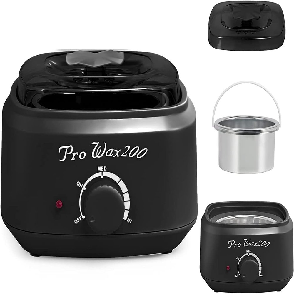 YIGEEGOOD Professional Electric Wax Warmer Kit for Hair Removal, Hard Bikini, Strip Wax Beads, Paraffin, Full Body, Legs, Face, Eyebrows