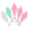 Ipetboom 5Pcs Animal Shape Fingernail Cleaning Brushes Plastic Nail Scrubbers with Creative Dolphin Design for Home Use Household Nail Cleaning Tools view 1