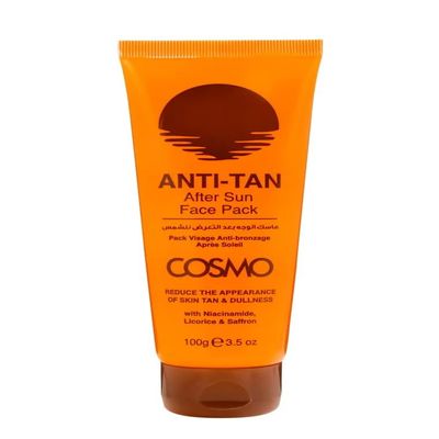 Anti Tan After Sunscreen | Face Pack 100g | 3.52 fl.oz | Reduce the Appearance of Skin Tan & Dullness | Lightweight Daily UV Protector for Acne-Prone Sensitive Skin for Men and Women