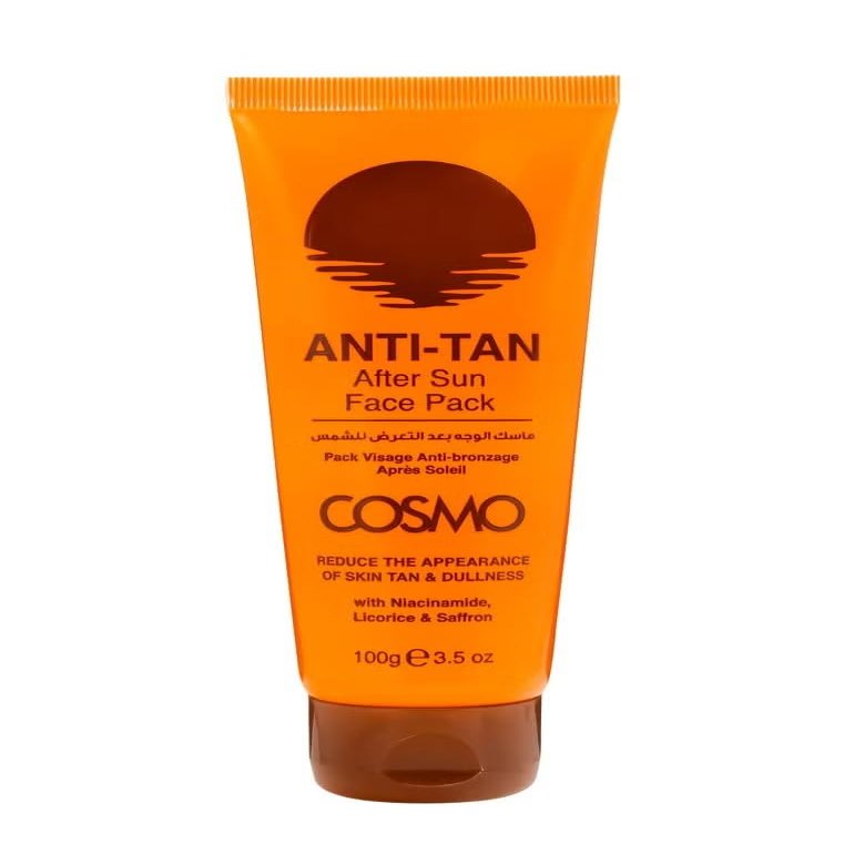 Anti Tan After Sunscreen | Face Pack 100g | 3.52 fl.oz | Reduce the Appearance of Skin Tan & Dullness | Lightweight Daily UV Protector for Acne-Prone Sensitive Skin for Men and Women
