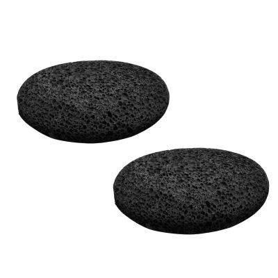 Pumice Stone for Foot, Natural Earth Lava Shower Pumice Stone Black, Exfoliating Rock for Feet, Pedicure Rocks, Stone for Skin Scrubber, Pedicure Exfoliator Tools Scrubber Health Foot Care,2Pack