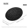 Pumice Stone for Foot, Natural Earth Lava Shower Pumice Stone Black, Exfoliating Rock for Feet, Pedicure Rocks, Stone for Skin Scrubber, Pedicure Exfoliator Tools Scrubber Health Foot Care,2Pack view 2
