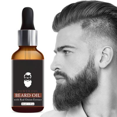 Beard Growth Oil For Men - Coconut Scent, For Patchy Beard, With Redensyl and DHT Booster, Nourishment & Moisturization, No Harmful Chemicals, 1.01 Fl Oz