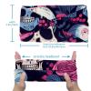 1 Pack Rose Art Skeleton-1245 Elastic Soft Fabric Non-Slip Women's Fashion Headbands - Soft, Wide, and Stylish for All Occasions view 3