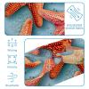 1 Pack Art Starfish-948 Elastic Soft Fabric Non-Slip Women's Fashion Headbands - Soft, Wide, and Stylish for All Occasions view 4