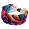 1 Pack Wide Headbands For Women Elastic Headband Octopus Art-1570 Head Bands Women's Hair Band Turban Workout Soft Sweat Hairband Accessories view 1