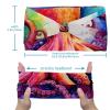 1 Pack Wide Headbands For Women Elastic Headband Octopus Art-1570 Head Bands Women's Hair Band Turban Workout Soft Sweat Hairband Accessories view 3