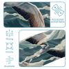 1 Pack Headbands for Women Non Slip Elastic Sports Hair Bands for Women, Soft Cloth Headband for Workout Yoga Fashion Hair Accessories,Cute Seagulls-1223 view 4
