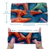1 Pack Art Starfish-957 Elastic Soft Fabric Non-Slip Women's Fashion Headbands - Soft, Wide, and Stylish for All Occasions view 3