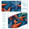 1 Pack Art Starfish-957 Elastic Soft Fabric Non-Slip Women's Fashion Headbands - Soft, Wide, and Stylish for All Occasions view 4